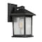 Z-Lite Portland 1 Light Outdoor Wall Light, Oil Rubbed Bronze And Clear Seedy 531S-ORB - alternate 1